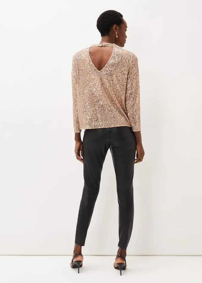 Phase Eight Trousers Amina Faux Leather Jegging Black 8211 Women