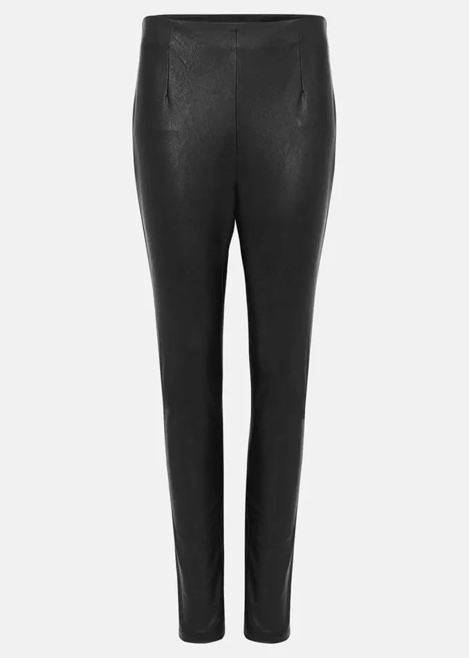 Phase Eight Trousers Amina Faux Leather Jegging Black 8211 Women