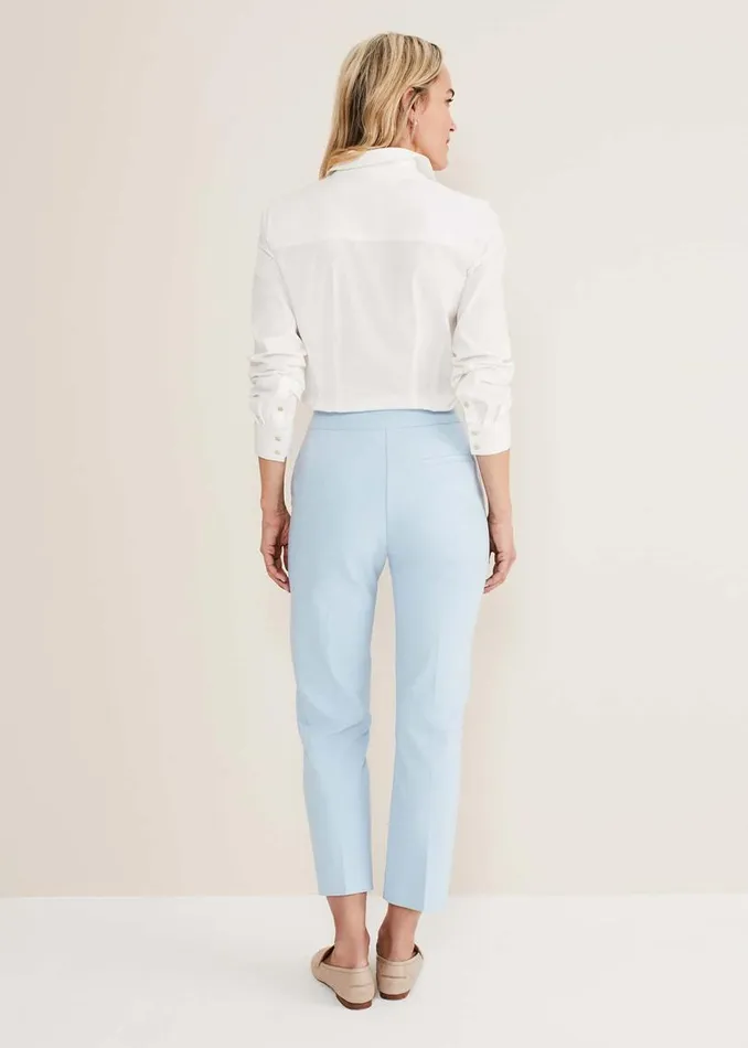 Phase Eight Trousers Julianna Cropped Straight Leg Trousers Cornflower Blue 8211 Women Phase Eight Trousers Julianna Cropped Straight Leg Trousers Cornflower Blue 8211 Women