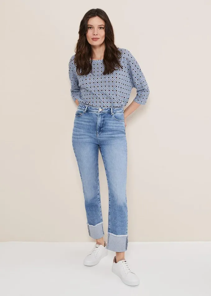 Phase Eight Trousers Mirabel Straight Leg Jeans Mid Blue 8211 Women