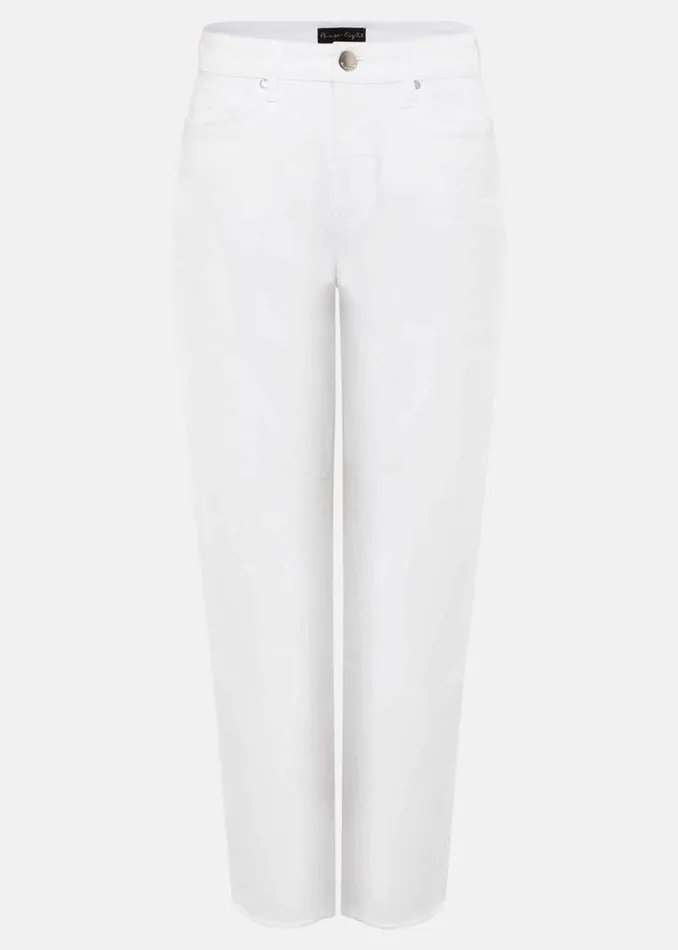 Phase Eight Trousers Petra Straight Leg Jeans White 8211 Women