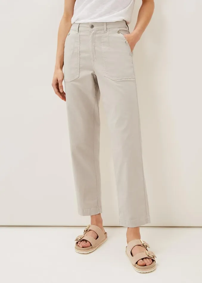 Phase Eight Trousers Sharon Chino Trousers Stone 8211 Women