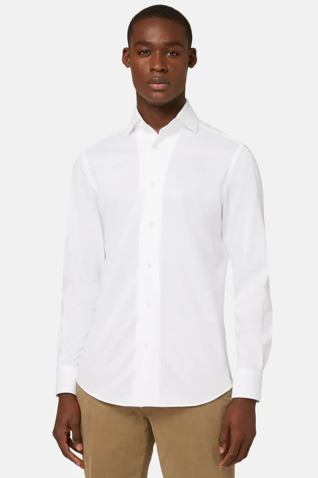 Polo Shirts Men Boggi Milano Regular Fit Japanese Jersey Polo Shirt White Polo Shirts Men Boggi Milano Regular Fit Japanese Jersey Polo Shirt White