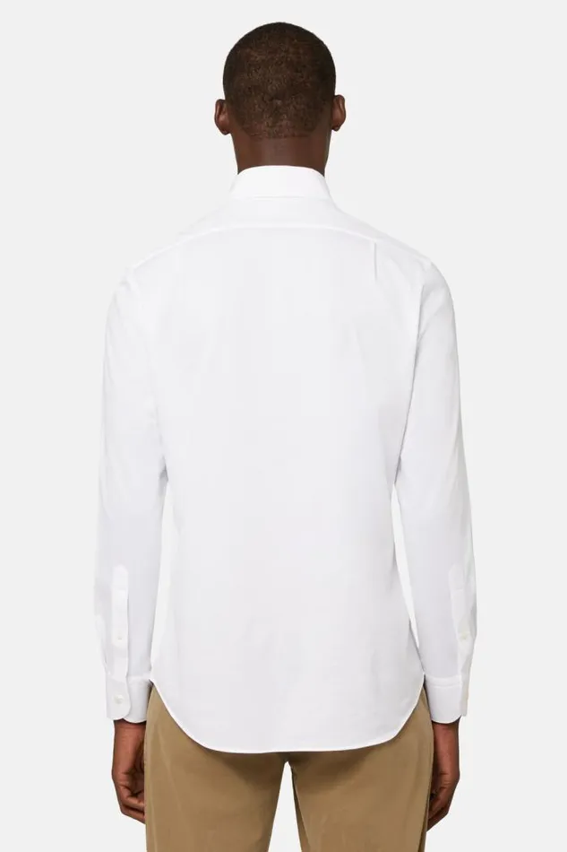 Polo Shirts Men Boggi Milano Regular Fit Japanese Jersey Polo Shirt White Polo Shirts Men Boggi Milano Regular Fit Japanese Jersey Polo Shirt White