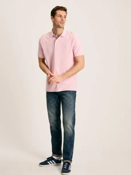Polo Shirts Men Joules Light Pink Regular Fit Cotton Pique Polo Shirt Polo Shirts Men Joules Light Pink Regular Fit Cotton Pique Polo Shirt