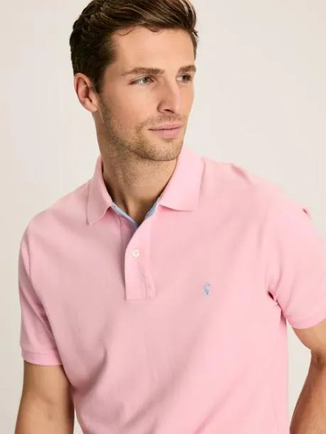 Polo Shirts Men Joules Light Pink Regular Fit Cotton Pique Polo Shirt Polo Shirts Men Joules Light Pink Regular Fit Cotton Pique Polo Shirt