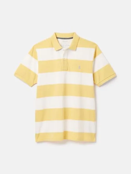 Polo Shirts Men Joules Yellow and White Striped Polo Shirt Polo Shirts Men Joules Yellow and White Striped Polo Shirt