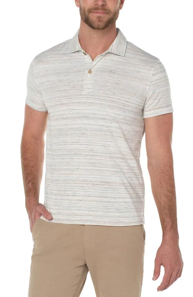 POLOS Men Liverpool Los Angeles SHORT SLEEVE POLO Cream Multi