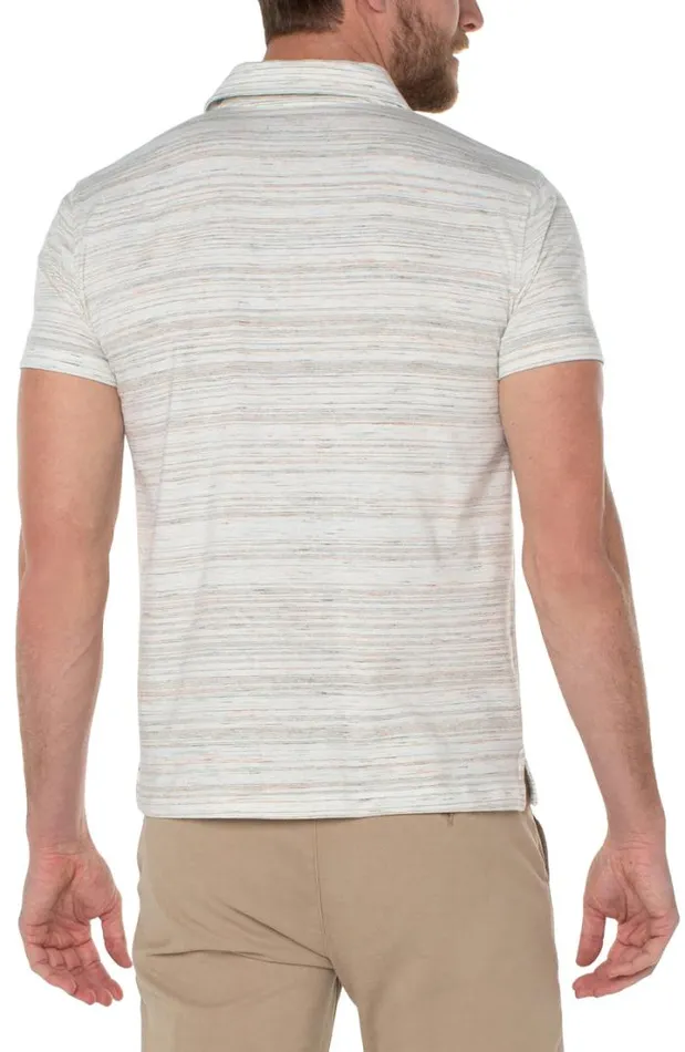 POLOS Men Liverpool Los Angeles SHORT SLEEVE POLO Cream Multi