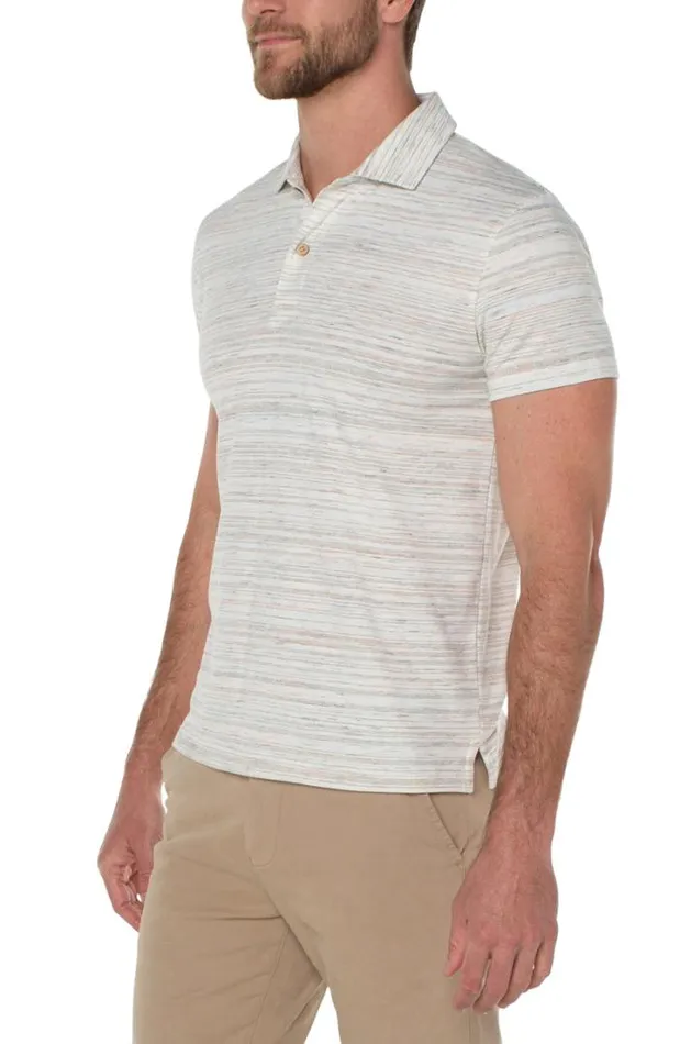 POLOS Men Liverpool Los Angeles SHORT SLEEVE POLO Cream Multi