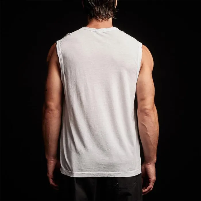 PolosNovelty Tops Men James Perse LA Muscle Tank White