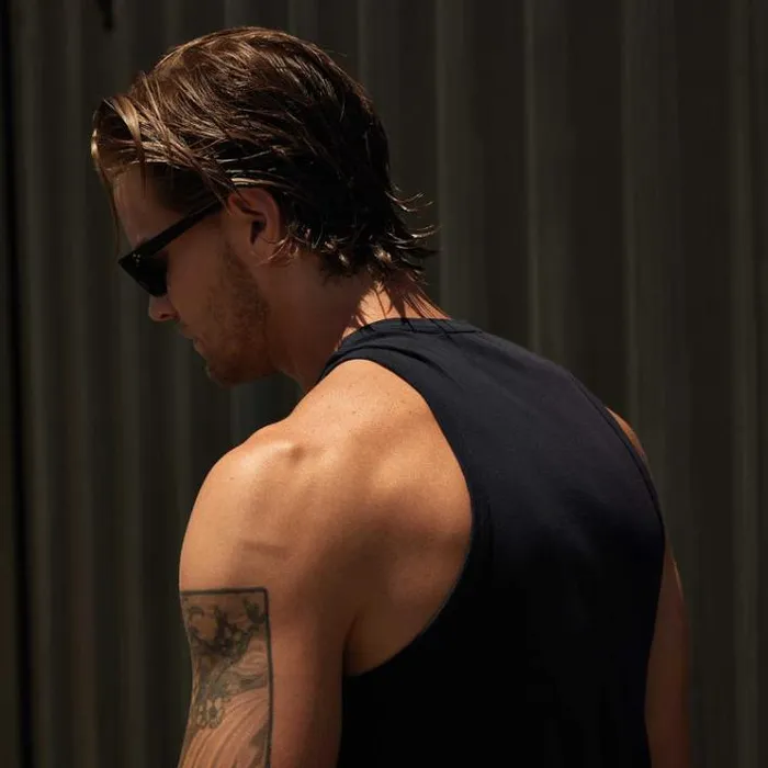 PolosNovelty Tops Men James Perse LA Skate Tank Deep