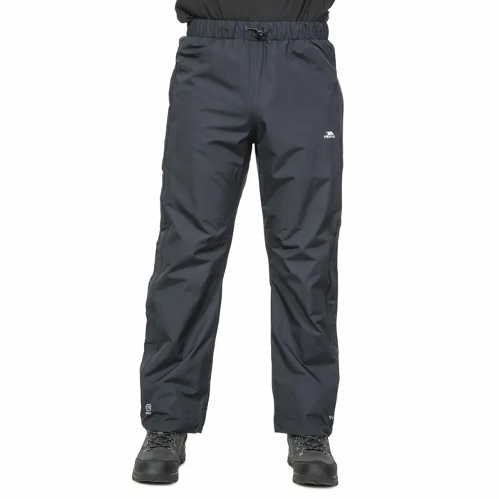 Purnell Waterproof Trousers Black Men Trespass Waterproof Trousers