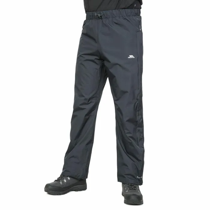 Purnell Waterproof Trousers Black Men Trespass Waterproof Trousers