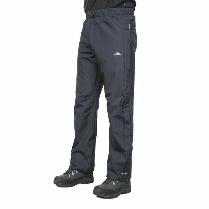 Purnell Waterproof Trousers Black Men Trespass Waterproof Trousers
