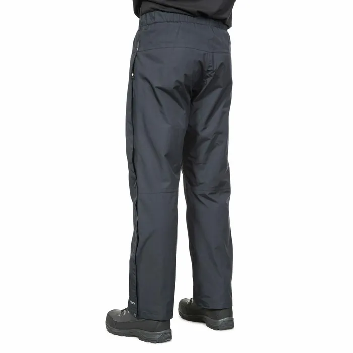 Purnell Waterproof Trousers Black Men Trespass Waterproof Trousers