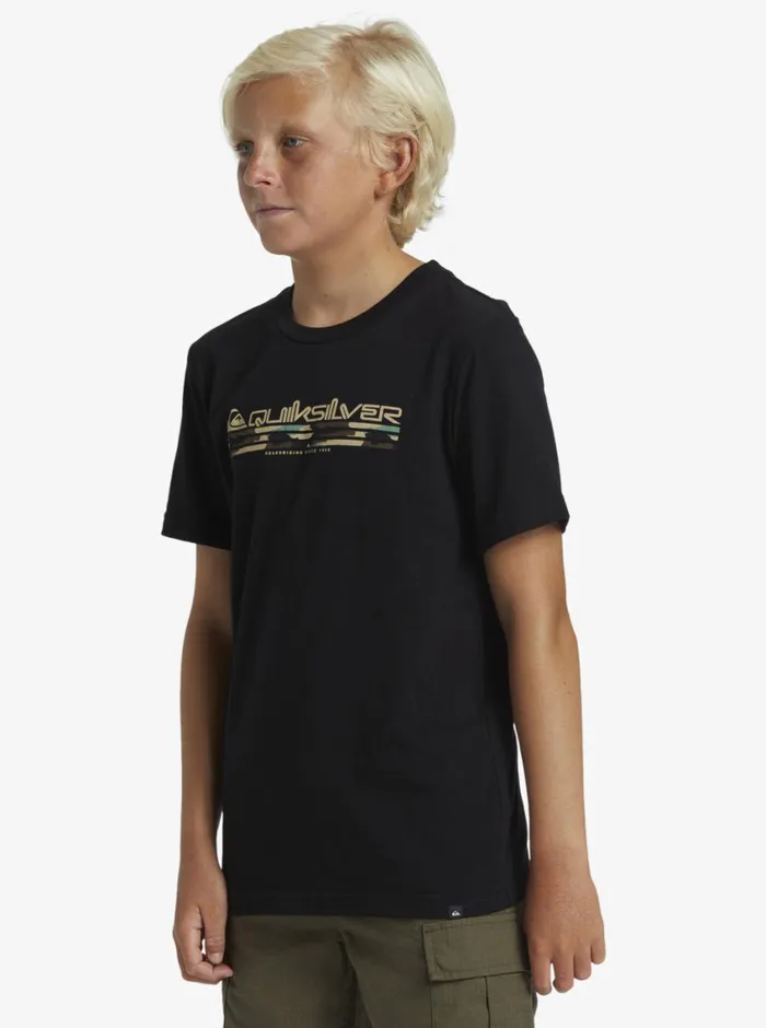 Quiksilver 816 Omni Fill TShirt Black Boys Tees Quiksilver 816 Omni Fill TShirt Black Boys Tees