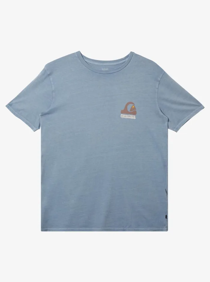 Quiksilver Andy Y Andy TShirt Blue Shadow Mens Tees