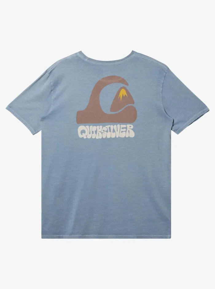 Quiksilver Andy Y Andy TShirt Blue Shadow Mens Tees Quiksilver Andy Y Andy TShirt Blue Shadow Mens Tees