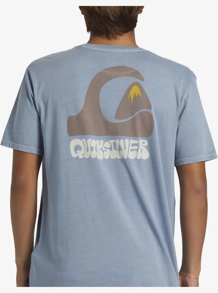Quiksilver Andy Y Andy TShirt Blue Shadow Mens Tees Quiksilver Andy Y Andy TShirt Blue Shadow Mens Tees