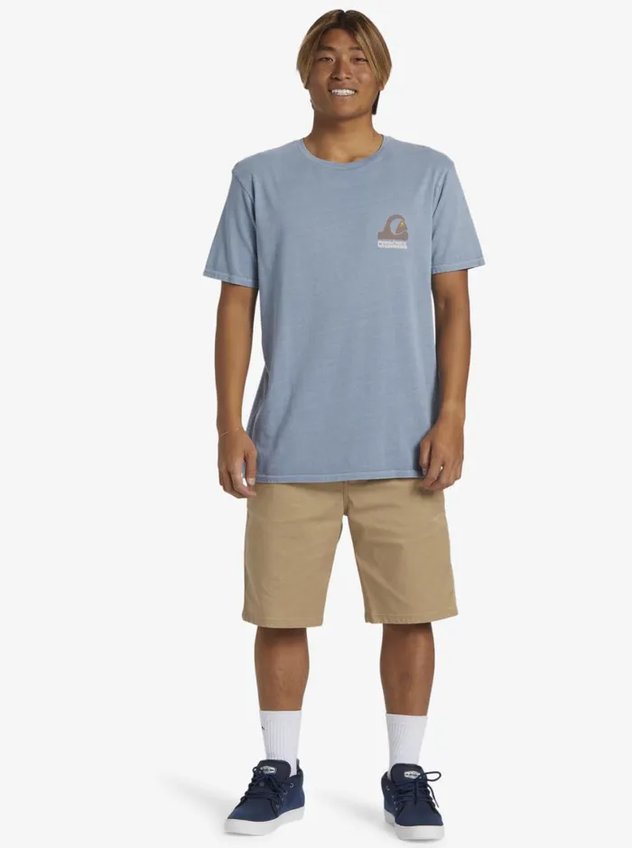 Quiksilver Andy Y Andy TShirt Blue Shadow Mens Tees Quiksilver Andy Y Andy TShirt Blue Shadow Mens Tees
