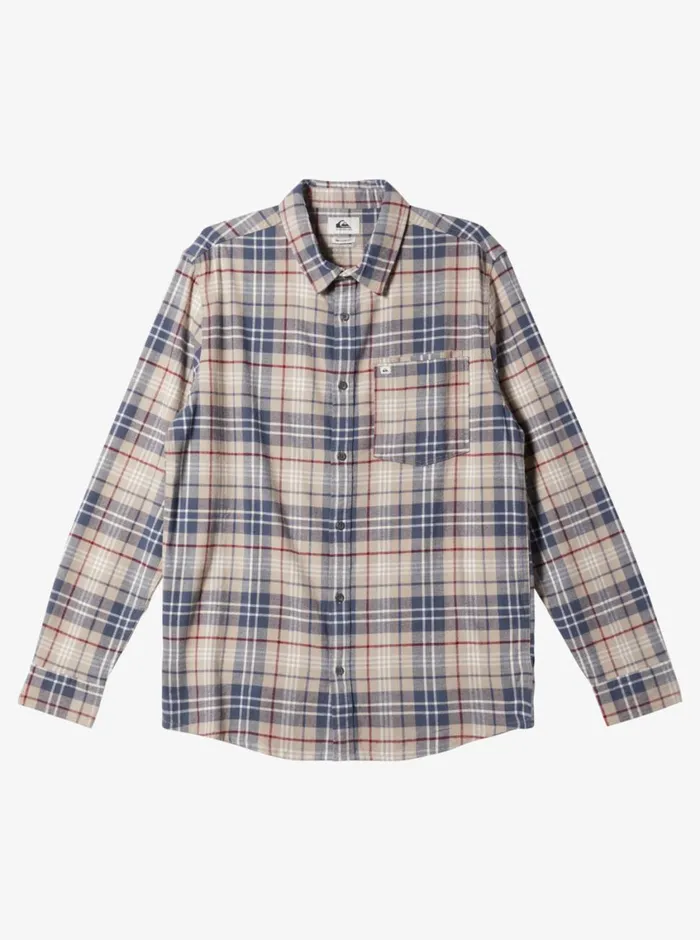 Quiksilver Banchor Long Sleeve Shirt Plaza Taupe Banchor Mens Shirts and Polos