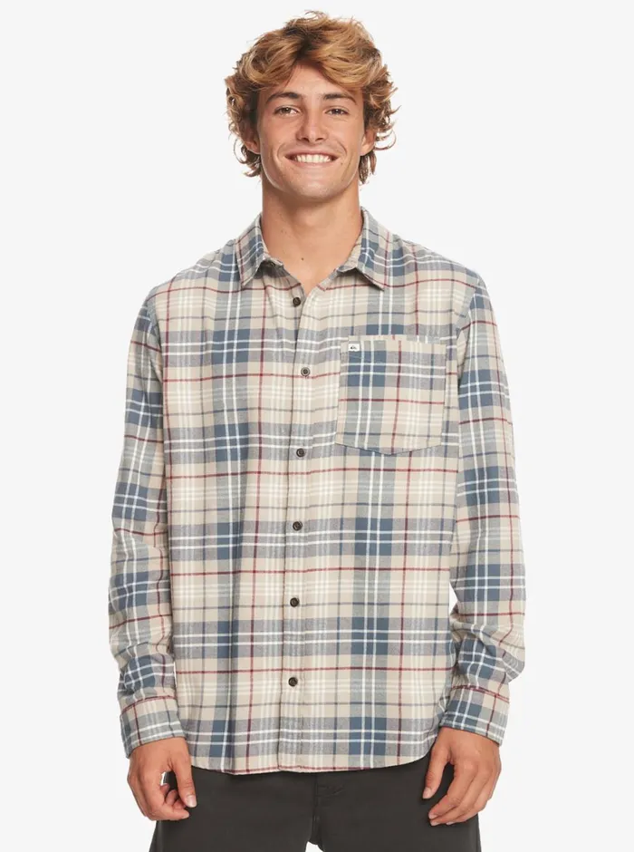 Quiksilver Banchor Long Sleeve Shirt Plaza Taupe Banchor Mens Shirts and Polos Quiksilver Banchor Long Sleeve Shirt Plaza Taupe Banchor Mens Shirts and Polos