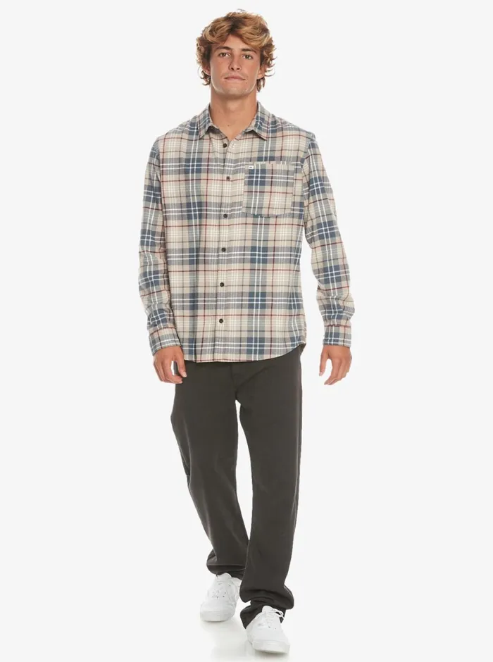 Quiksilver Banchor Long Sleeve Shirt Plaza Taupe Banchor Mens Shirts and Polos Quiksilver Banchor Long Sleeve Shirt Plaza Taupe Banchor Mens Shirts and Polos