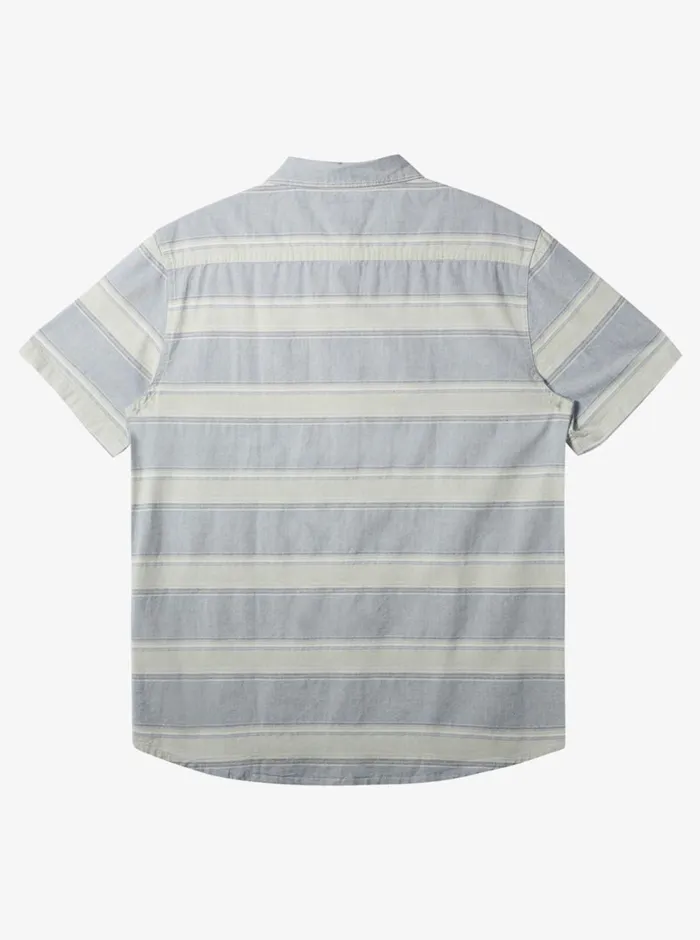 Quiksilver Cali Sunrise Short Sleeve Shirt Bering Sea Cali Mens Shirts and Polos Quiksilver Cali Sunrise Short Sleeve Shirt Bering Sea Cali Mens Shirts and Polos