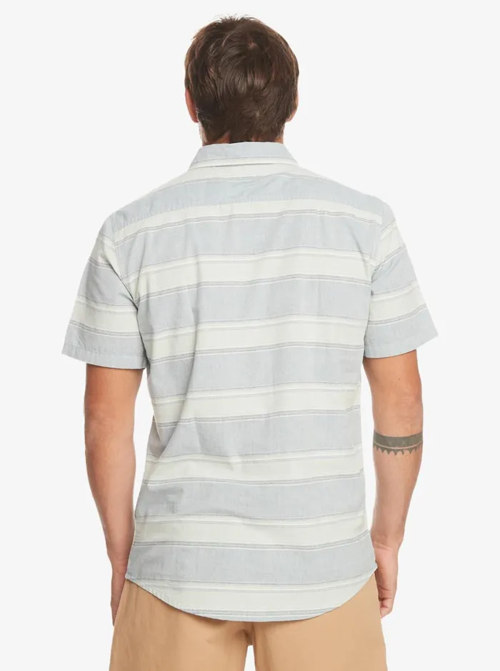 Quiksilver Cali Sunrise Short Sleeve Shirt Bering Sea Cali Mens Shirts and Polos Quiksilver Cali Sunrise Short Sleeve Shirt Bering Sea Cali Mens Shirts and Polos