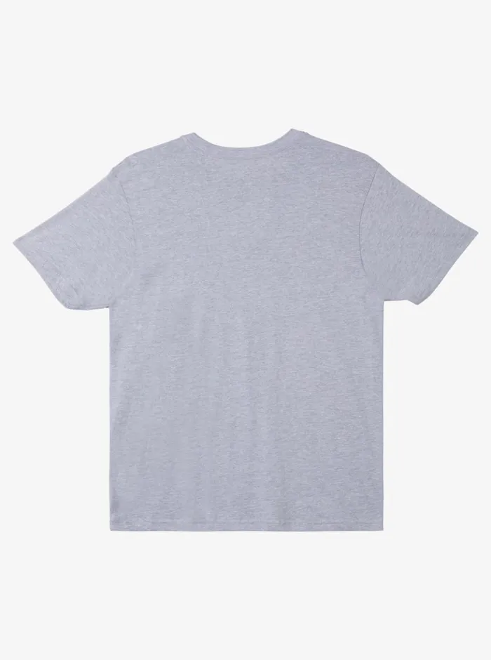 Quiksilver Comp Logo Tshirt Athletic Heather Mens Tees