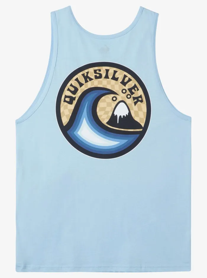Quiksilver Feelin The Vibe Tank Clear Sky Mens Tees