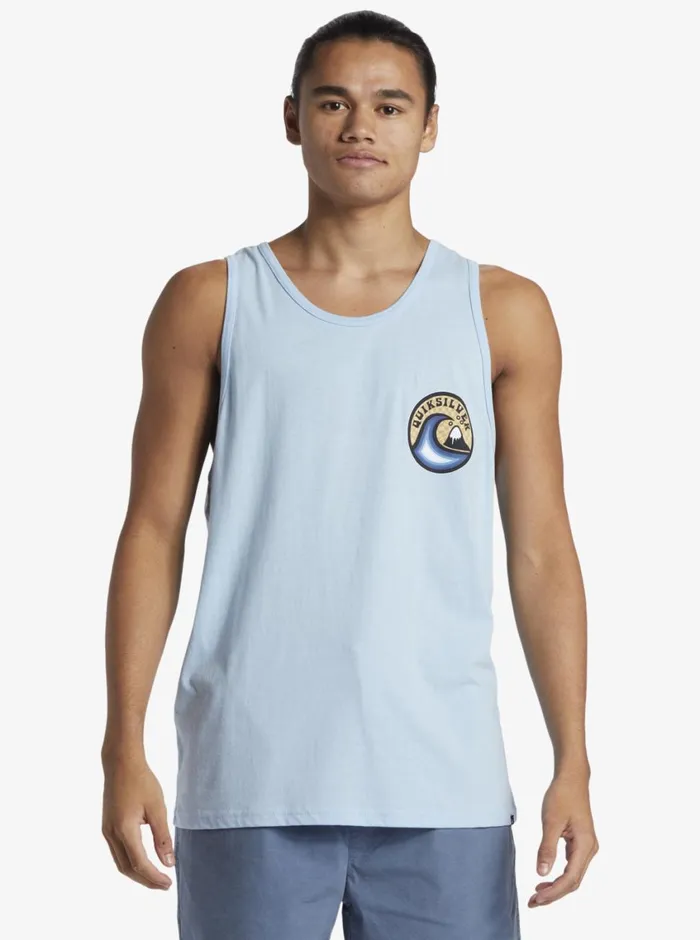 Quiksilver Feelin The Vibe Tank Clear Sky Mens Tees
