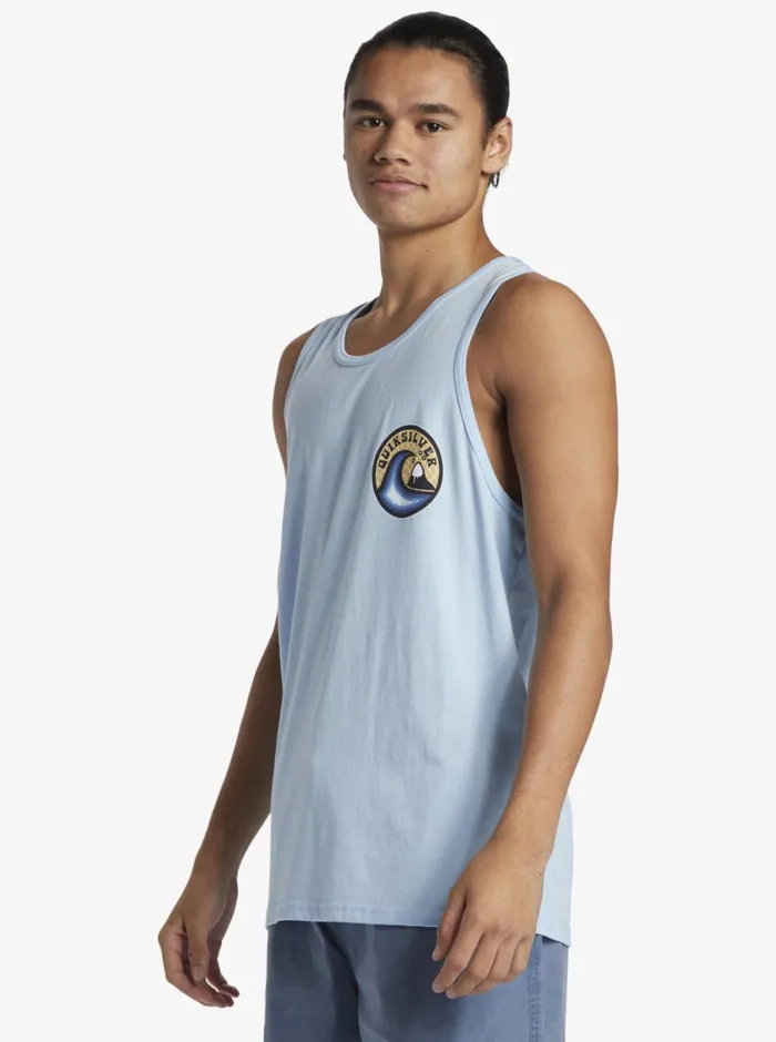 Quiksilver Feelin The Vibe Tank Clear Sky Mens Tees