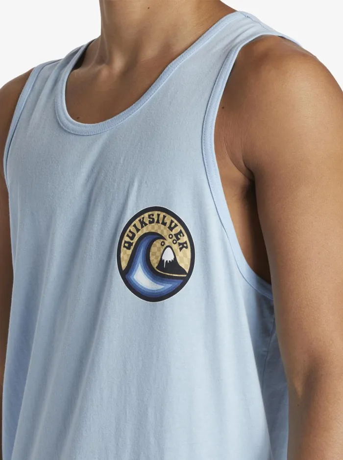 Quiksilver Feelin The Vibe Tank Clear Sky Mens Tees