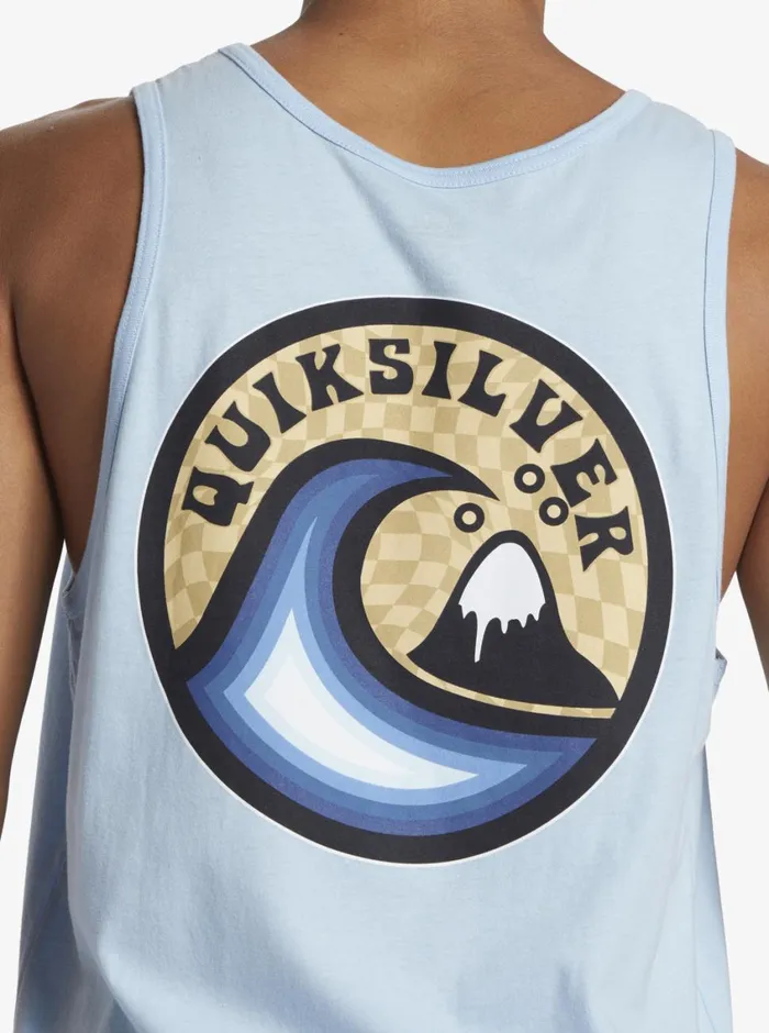 Quiksilver Feelin The Vibe Tank Clear Sky Mens Tees