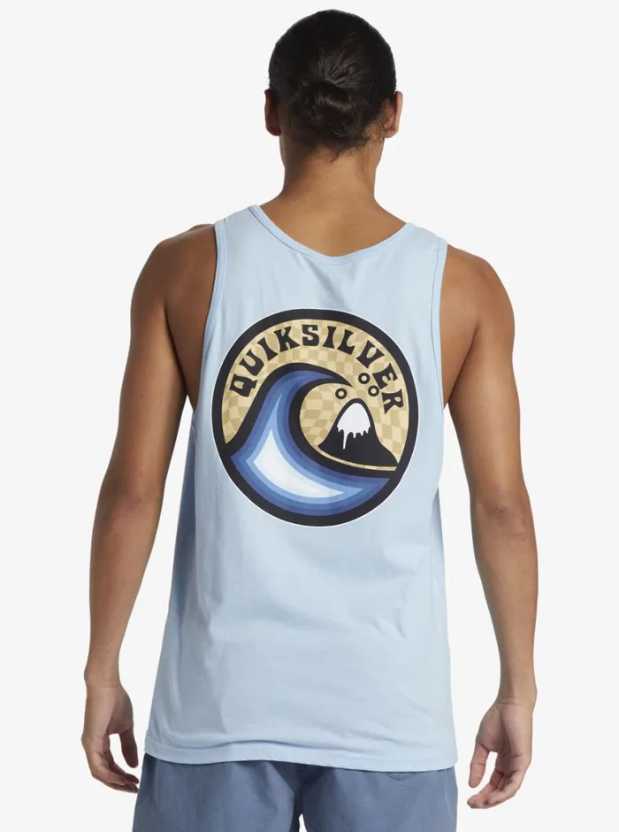 Quiksilver Feelin The Vibe Tank Clear Sky Mens Tees
