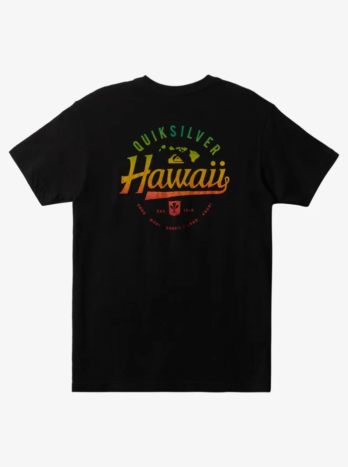Quiksilver Hi Good Times TShirt Black Mens Tees Quiksilver Hi Good Times TShirt Black Mens Tees