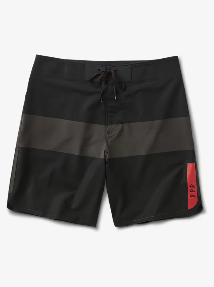 Quiksilver Highline Pro Scallop 19034 Boardshorts Black Mens Shorts and Amphibians