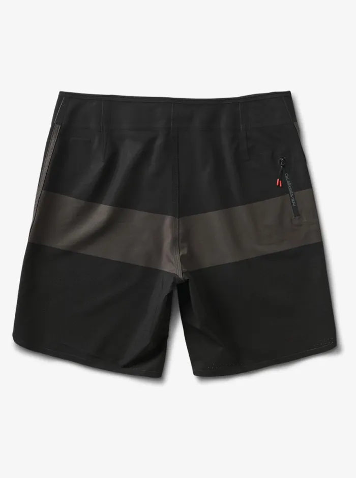 Quiksilver Highline Pro Scallop 19034 Boardshorts Black Mens Shorts and Amphibians