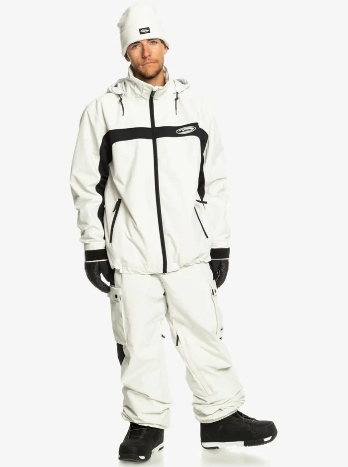 Quiksilver Live Wire Technical Snow Jacket Nimbus Cloud Mens Snow Jackets Quiksilver Live Wire Technical Snow Jacket Nimbus Cloud Mens Snow Jackets