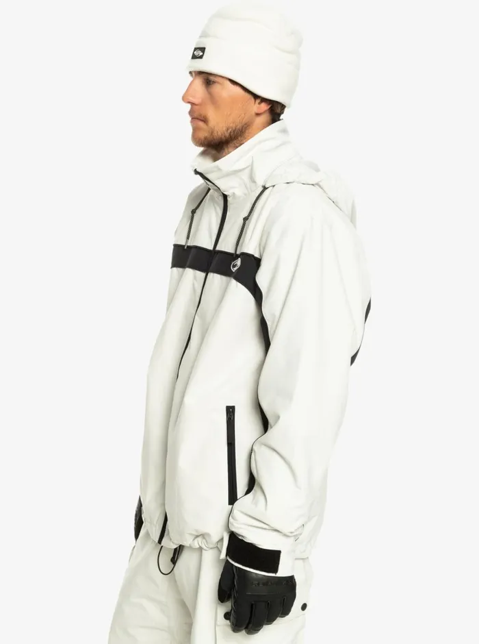 Quiksilver Live Wire Technical Snow Jacket Nimbus Cloud Mens Snow Jackets Quiksilver Live Wire Technical Snow Jacket Nimbus Cloud Mens Snow Jackets