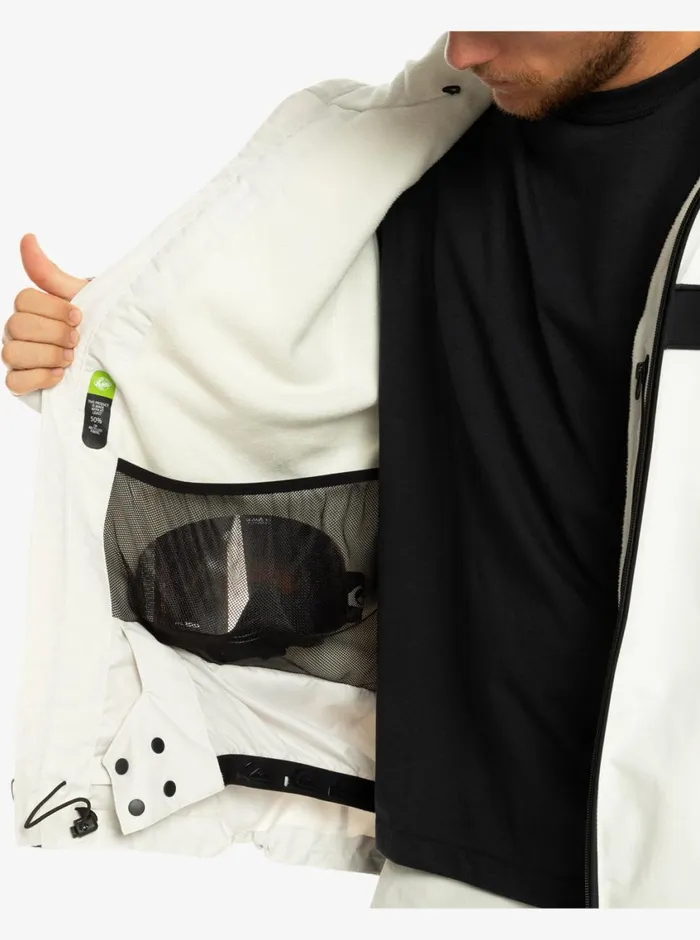 Quiksilver Live Wire Technical Snow Jacket Nimbus Cloud Mens Snow Jackets Quiksilver Live Wire Technical Snow Jacket Nimbus Cloud Mens Snow Jackets
