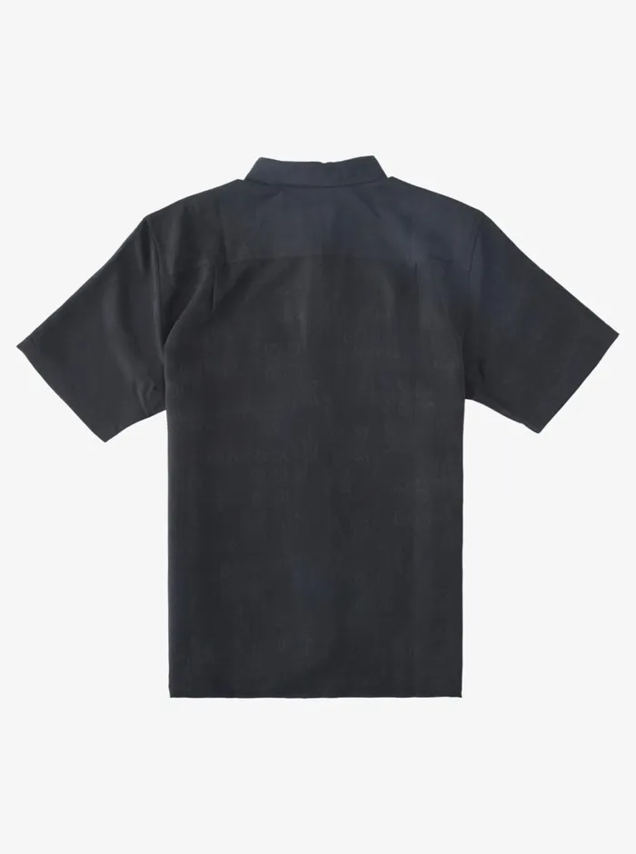 Quiksilver Manele Bay Short Sleeve Shirt Black MensWaterman Shirts and Polos Quiksilver Manele Bay Short Sleeve Shirt Black MensWaterman Shirts and Polos