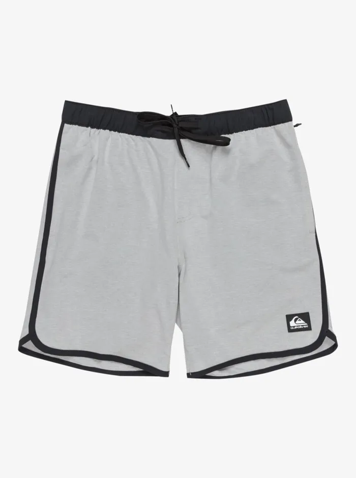 Quiksilver Omni Scallop 17034 Amphibian Boardshorts Sleet Mens Shorts and Amphibians