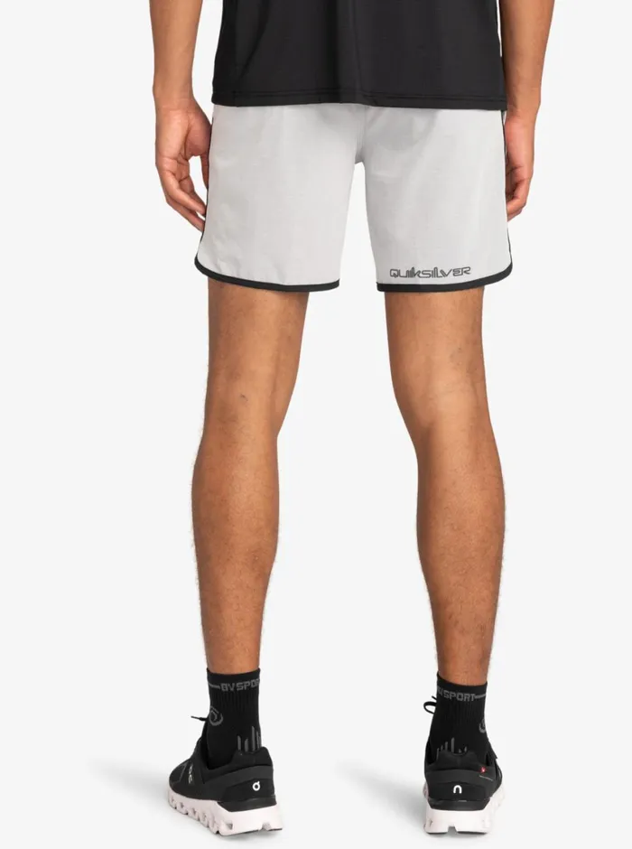 Quiksilver Omni Scallop 17034 Amphibian Boardshorts Sleet Mens Shorts and Amphibians Quiksilver Omni Scallop 17034 Amphibian Boardshorts Sleet Mens Shorts and Amphibians