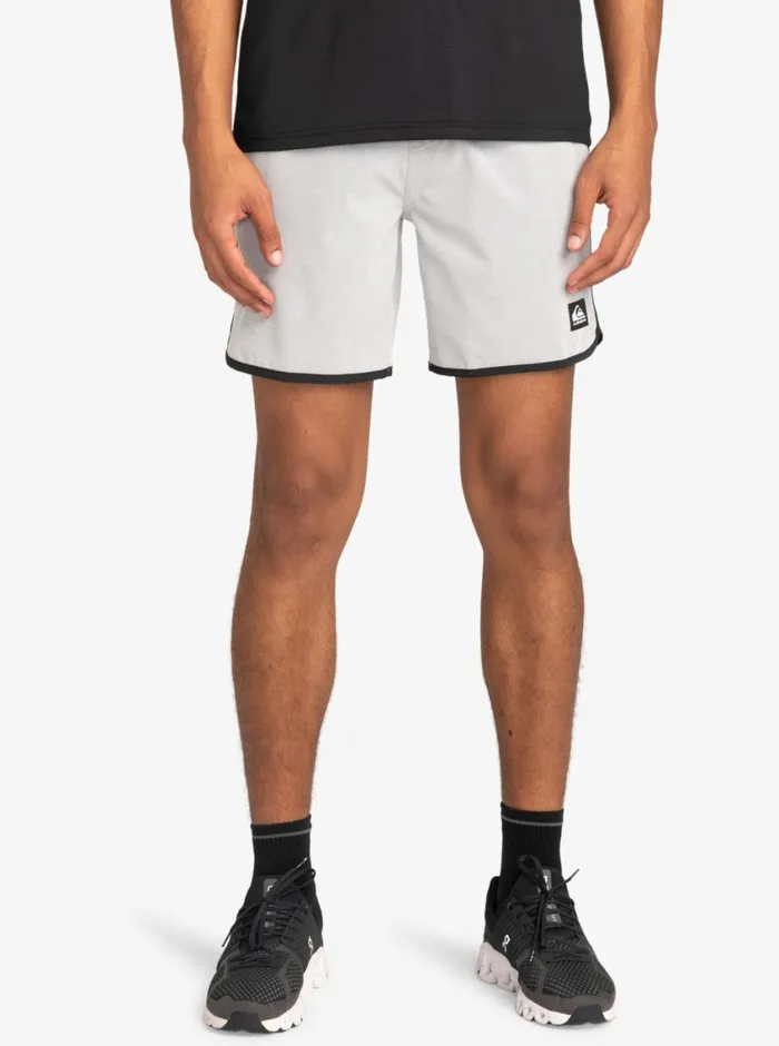 Quiksilver Omni Scallop 17034 Amphibian Boardshorts Sleet Mens Shorts and Amphibians Quiksilver Omni Scallop 17034 Amphibian Boardshorts Sleet Mens Shorts and Amphibians