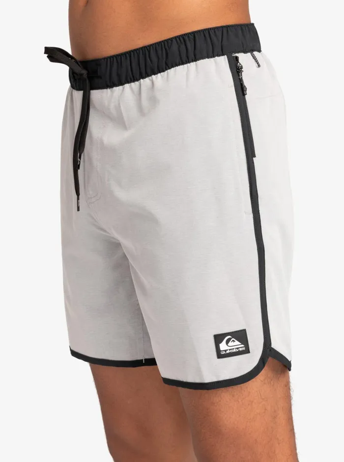 Quiksilver Omni Scallop 17034 Amphibian Boardshorts Sleet Mens Shorts and Amphibians Quiksilver Omni Scallop 17034 Amphibian Boardshorts Sleet Mens Shorts and Amphibians