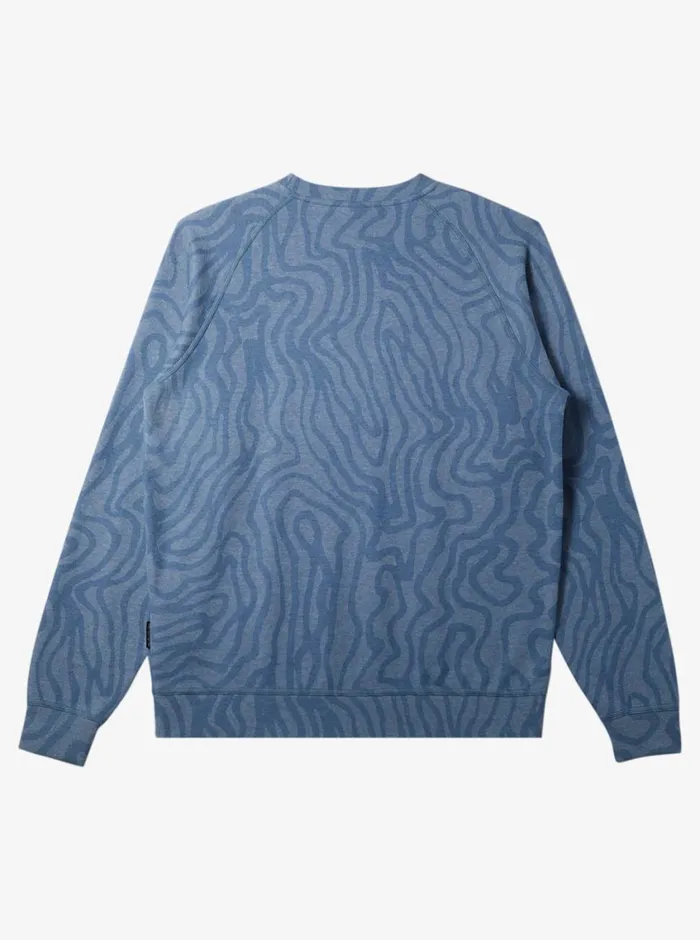 Quiksilver Raglans Long Sleeve Knit Crew Neck Sweatshirt Blue Shadow Hthr Flat Rib Sw Mens Sweatshirts and Hoodies Quiksilver Raglans Long Sleeve Knit Crew Neck Sweatshirt Blue Shadow Hthr Flat Rib Sw Mens Sweatshirts and Hoodies