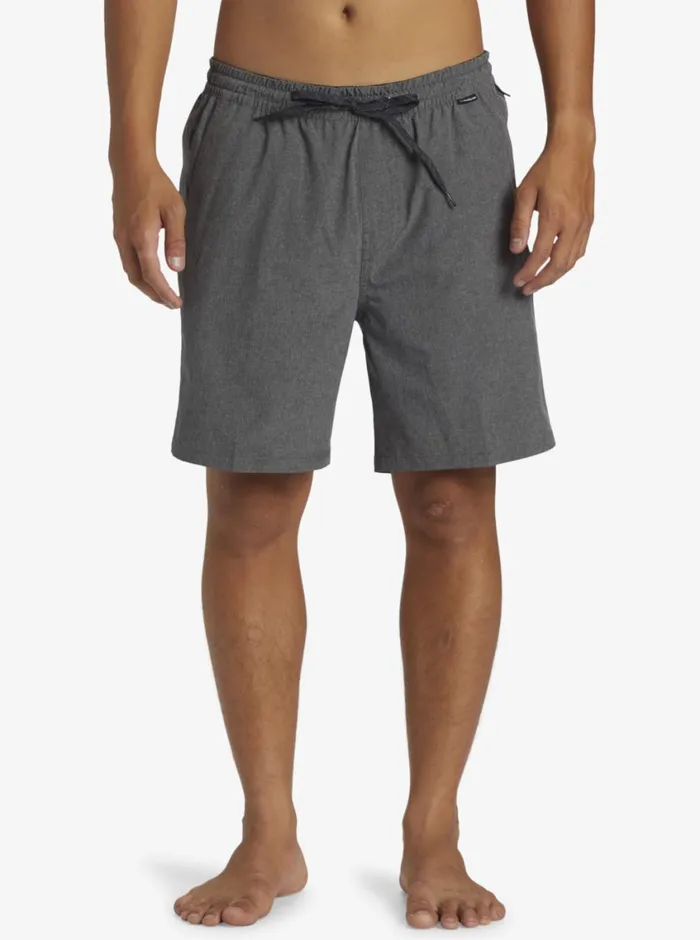 Quiksilver Taxer Heather Amphibian 18034 Hybrid Shorts Black Mens Shorts and Amphibians Quiksilver Taxer Heather Amphibian 18034 Hybrid Shorts Black Mens Shorts and Amphibians